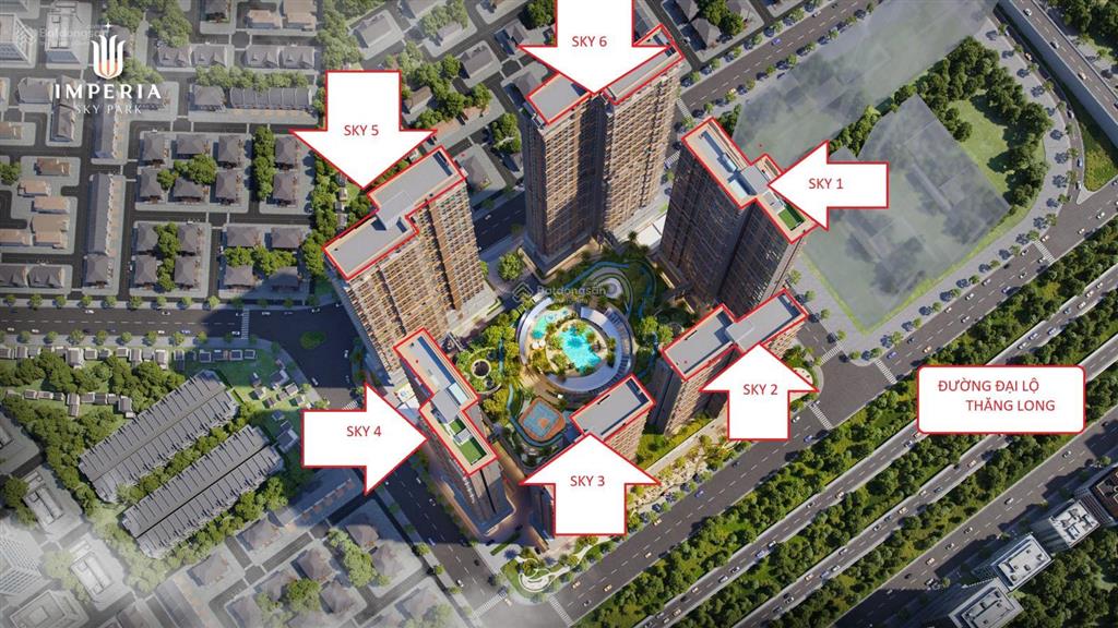 Bán ch 1pn, 1wc tại imperia sky park, 3,4 tỷ, 43m2, view đẹp