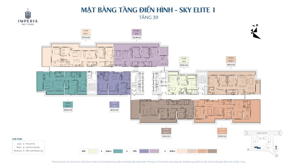 Imperia sky park  7 tầng để xe nổi | căn hộ 2pn | giá tốt thị trường