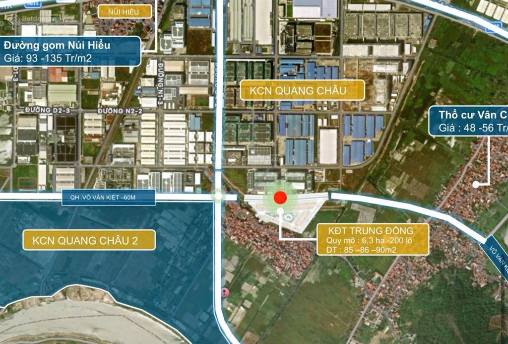 Bán đất nền dự án trung đồng cennexus việt yên