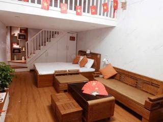Cho thuê nhà tầng 1 trần phú, ba đình full đồ 50m 2 ngủ 8.5 triệu/tháng
