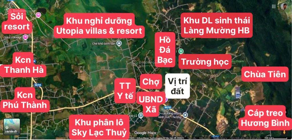 Chính chủ cần bán lô đất trục chính sát hồ đá bạc, gần uptopia resort