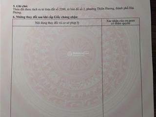 Bán đất tại phường thiên hương, thủy nguyên, hải phòng, 1,65 tỷ, 50 m2