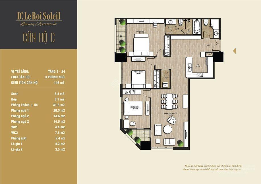 Giảm chào 4 tỷ căn 4 phòng ngủ 146m2 tòa soleil tân hoàng minh tại xuân diệu, tây hồ