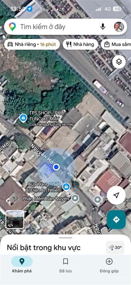 Mặt tiền hxh nguyễn hới 500m2 thổ ngang 13m 24.99 tỷ. phủ hợp làm kho bãi cty dòng tiền 50 triệu