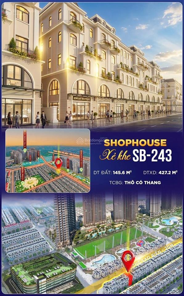 Bán cắt lỗ so với giá gốc gần 5 tỷ căn shophouse 2 mặt tiền sao biển đường 20m giá chỉ hơn 90tr/m2