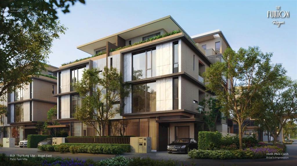 Bán bt song lập fullton capital 180m², giá 168tr/m², ưu đãi booking 600tr, hỗ trợ 70%/24 tháng