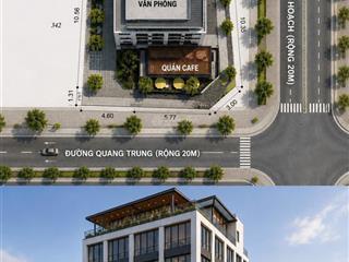 Bán góc 2 mặt tiền đường quang trung  vị trí đẹp, dòng tiền 20tr/tháng