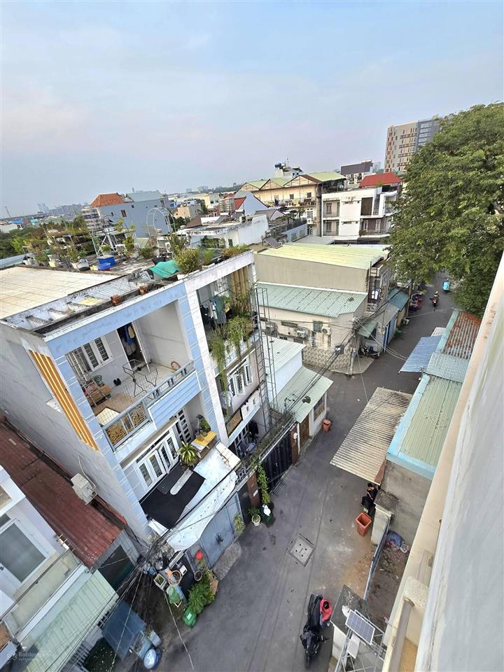 Mặt tiền đường nhánh man thiện, tăng nhơn phú a, thủ đức. 86m2, trệt, 3 lầu, sân thượng. hoàn công