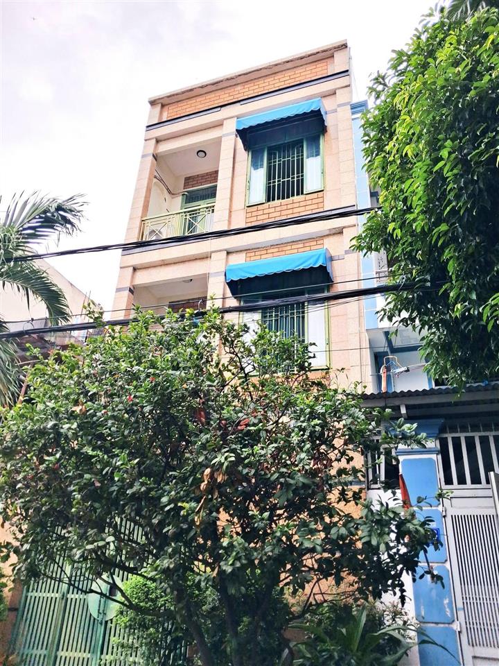 82.5m2. ngang 5m, 3 tầng đúc. hoàn công đủ. hxh 10m, có lề lê đức thọ, hạnh thông, gò vấp