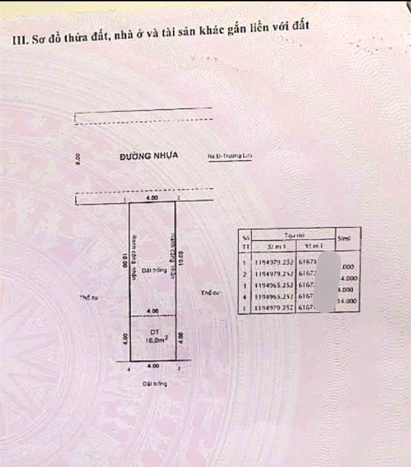 56m² (4x14m). hẻm xe hơi 8m, có lề. kdc nam khang, long trường, thành phố thủ đức.