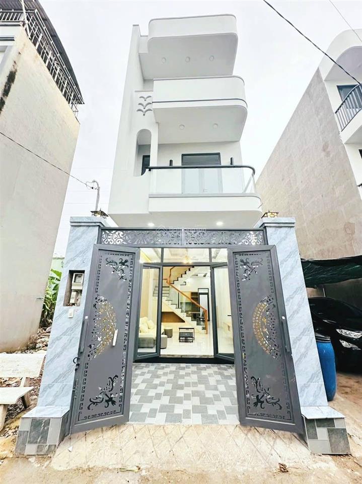 60m2, trệt, 2 lầu, 4 p.ngủ, 3wc. hẻm xe hơi lò lu, trường thạnh, quận 9.