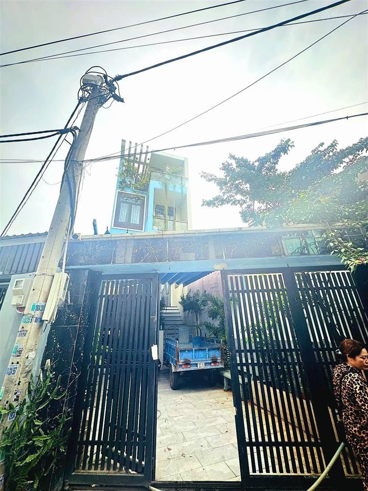 123m2, 4 tầng. mặt tiền đường nhánh tam hà, tam phú, thủ đức