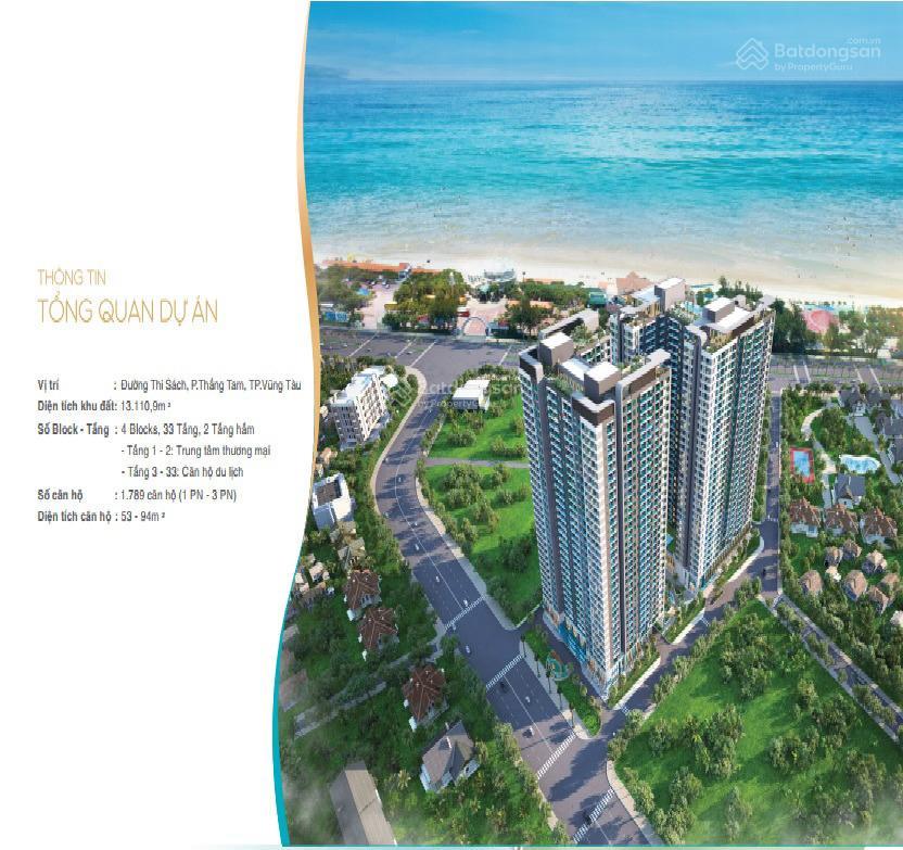 Bán cc vũng tàu pearl, 2 tỷ, 53m2, 1pn, 1wc, chính chủ, hot! chuẩn bị bàn giao nhà  0933 973 ***