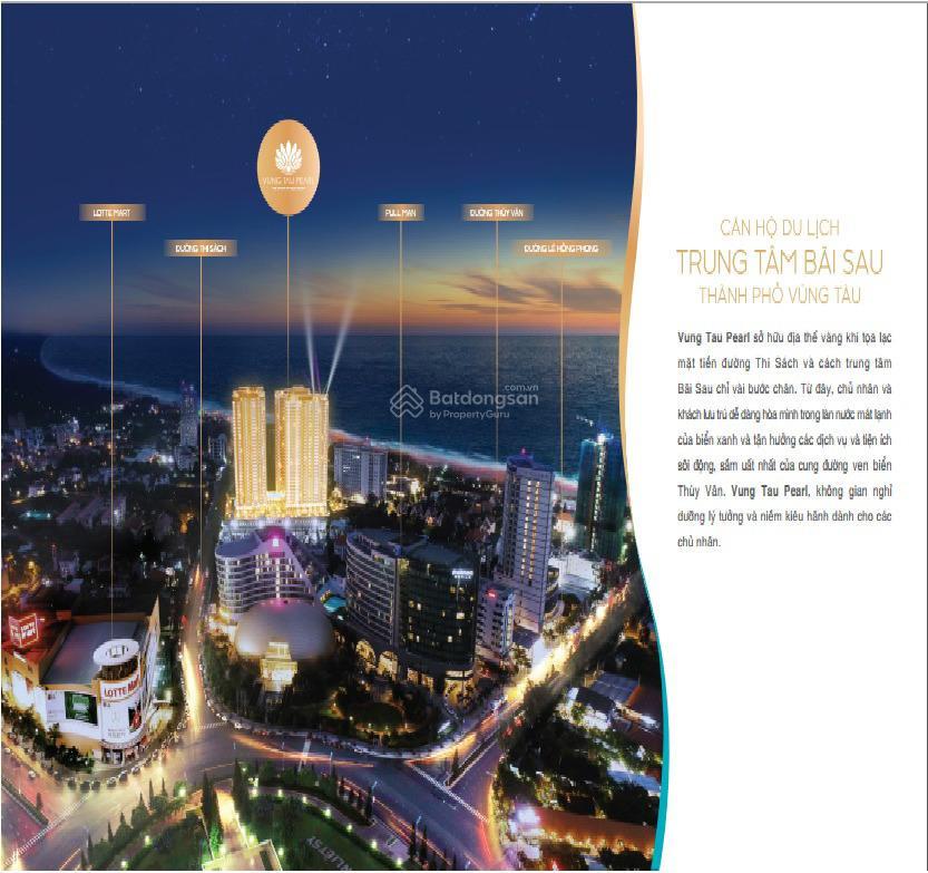 Bán cc vũng tàu pearl, 2 tỷ, 53m2, 1pn, 1wc, chính chủ, hot! chuẩn bị bàn giao nhà  0933 973 ***