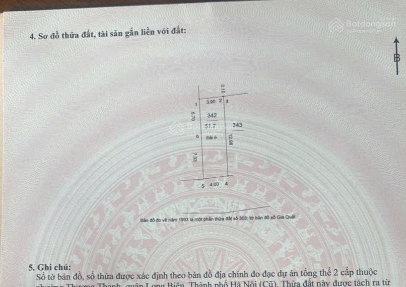 Bán đất bồ đề  mặt phố gia quất 52m² đường ô tô tránh kinh doanh
