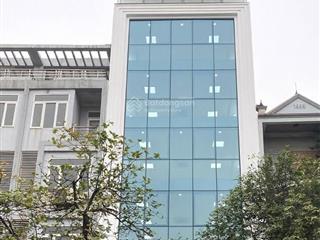 Bán tòa nhà văn phòng mặt phố long biên 130m2 8 tầng 1 hầm vỉa hè kinh doanh view thoáng