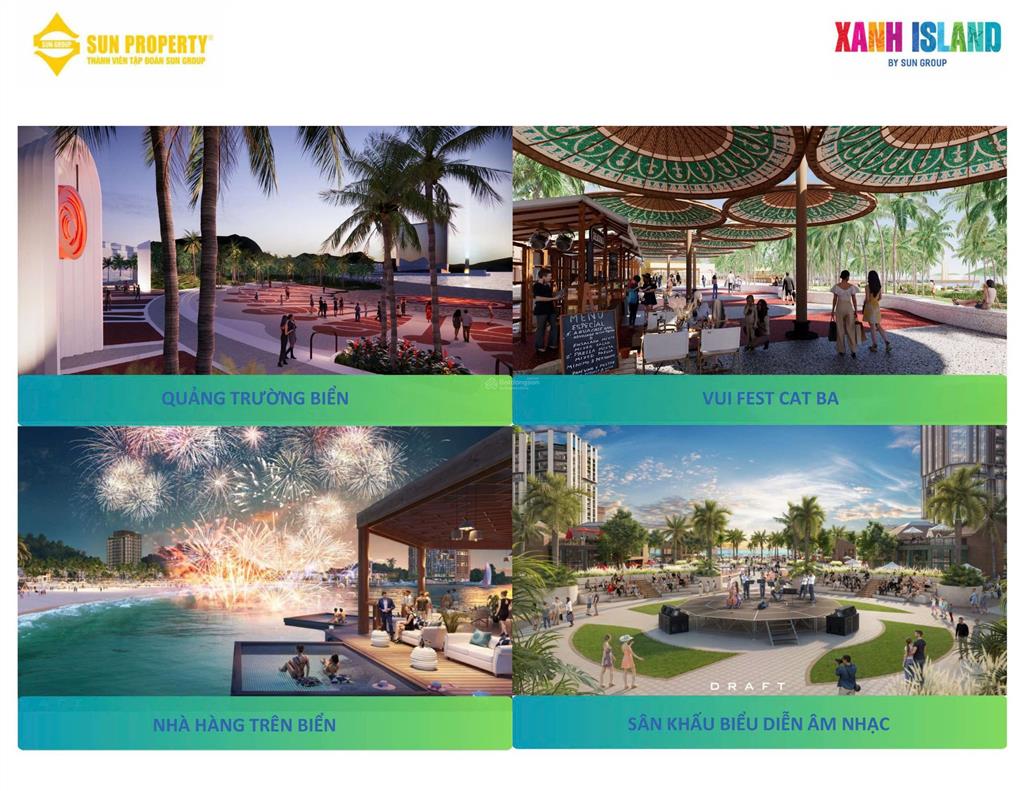 Bán căn hộ view biển xanh island cát bà chỉ 2.8 tỷ/căn, full nội thất