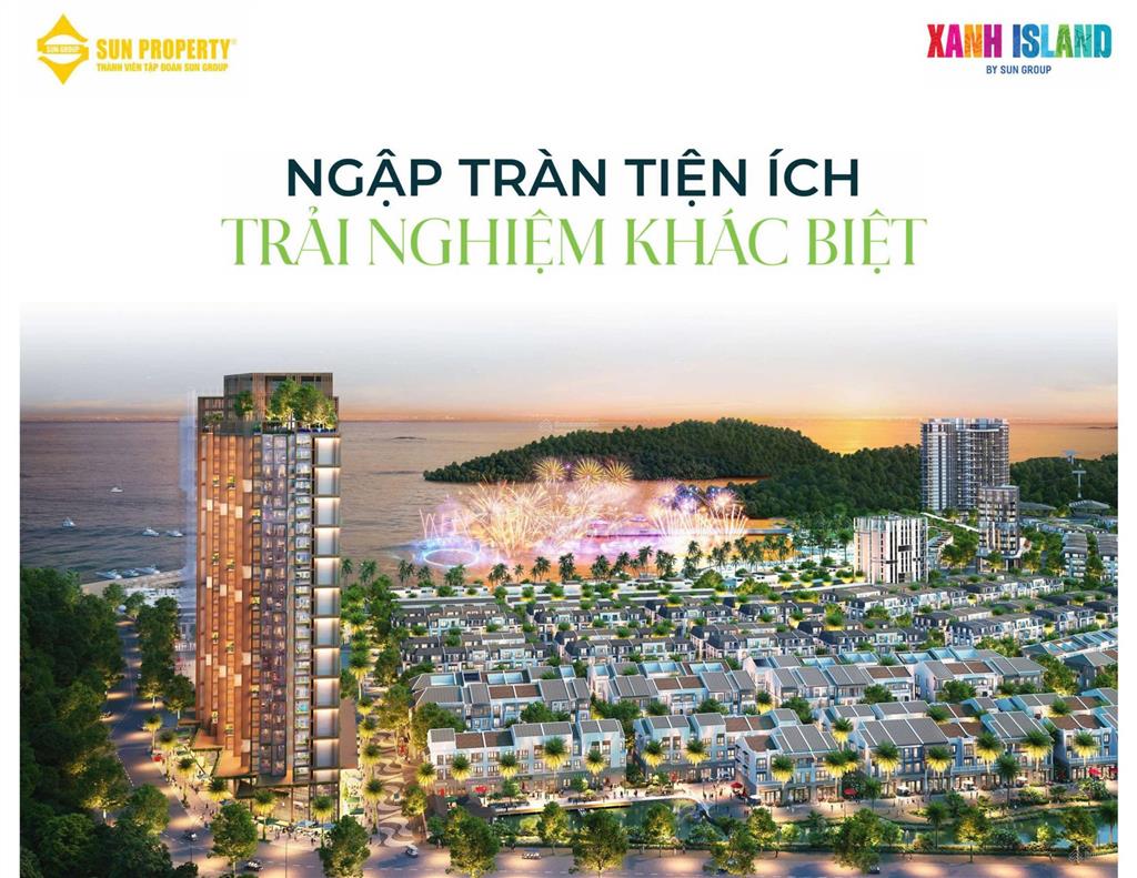 Bán căn hộ view biển xanh island cát bà chỉ 2.8 tỷ/căn, full nội thất