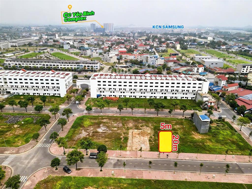 Yên bình xanh  lô đất đẹp giá đang rẻ hơn các lô bên cạnh gần 200 triệu!