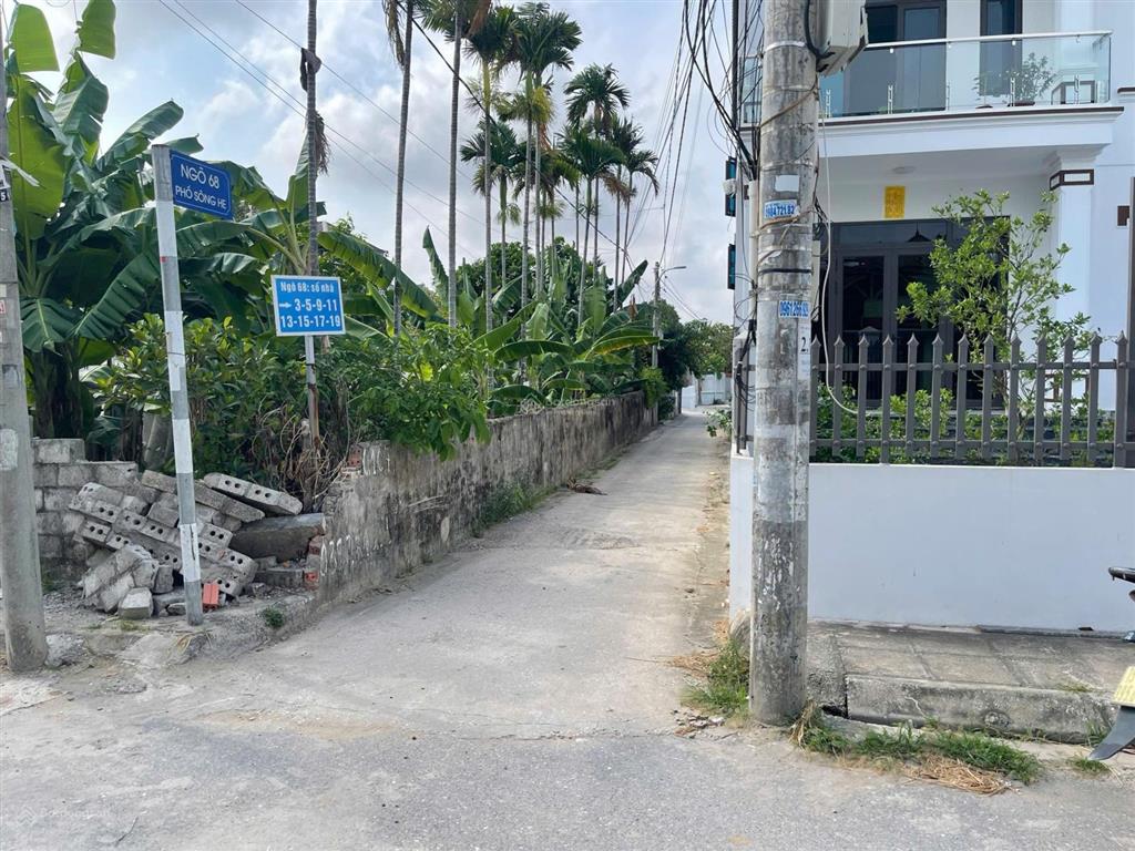 Chính chủ gửi bán đất sông he, hòa nghĩa, dương kinh | dt 91,4m² | mt 4,8m | chỉ 1,91 tỷ