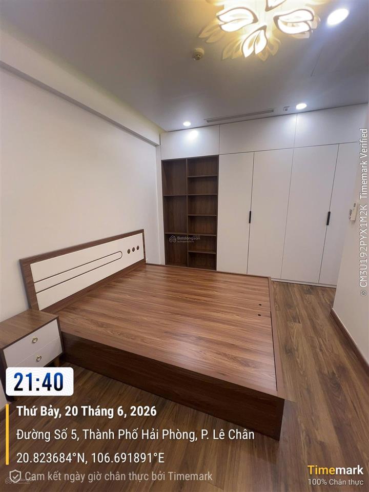 Cho thuê căn hộ 3 phòng ngủ chung cư minato  võ nguyên giáp  hải phòng giá 23tr/tháng