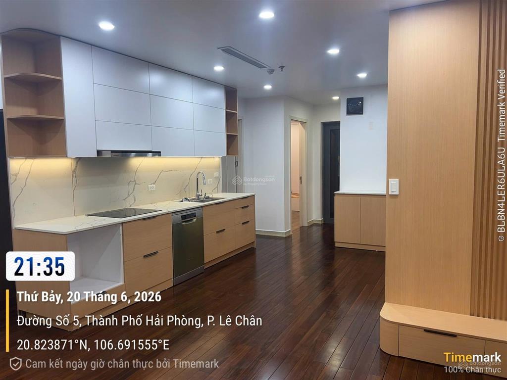 Cho thuê căn hộ 3 phòng ngủ chung cư minato  võ nguyên giáp  hải phòng giá 23tr/tháng