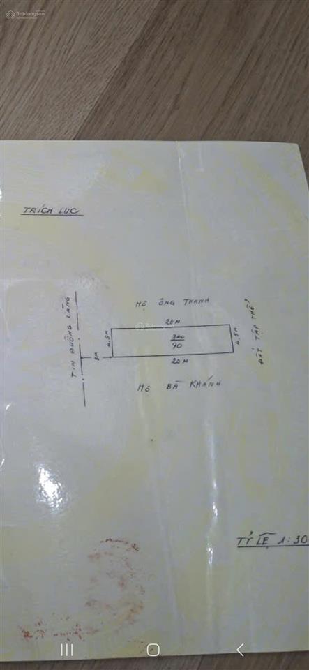 Bán lô đất 120m2, 90m2 sổ đỏ  mặt đường ngang cái tắt 203  an đồng  an dương  hải phòng