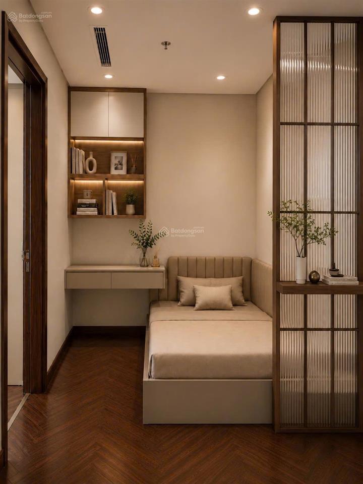 Cho thuê lâu dài căn 2 ngủ full đồ đẹp tầng trung view ngoài dự án chung cư diamond crown hải phòng