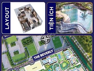 căn 1+ View Vip- Bevely - Phân khu cao cấp giá 4,6 tỷ - View công viên