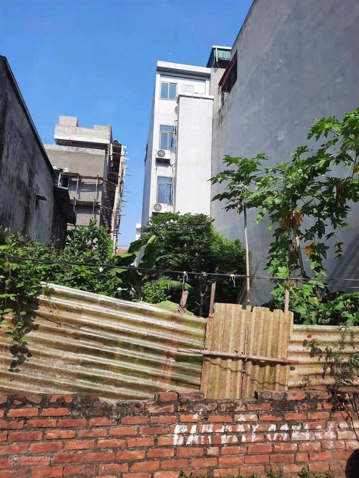 Bán mảnh đất ái mộ thông  nguyễn văn cừ  bồ đề  gần trường quốc tế wellspring 100m2  17 tỷ