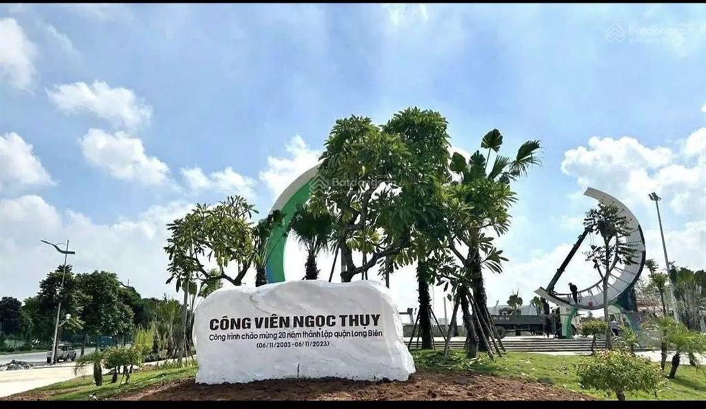 Bán đất dt 80m2  hoa hậu tđc ngọc thụy  view công viên  đường 25m có vỉa hè rộng