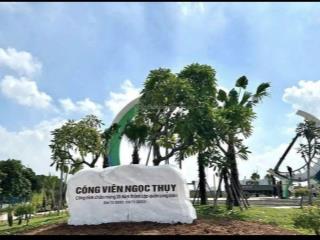 Bán đất dt 80m2  hoa hậu tđc ngọc thụy  view công viên  đường 25m có vỉa hè rộng