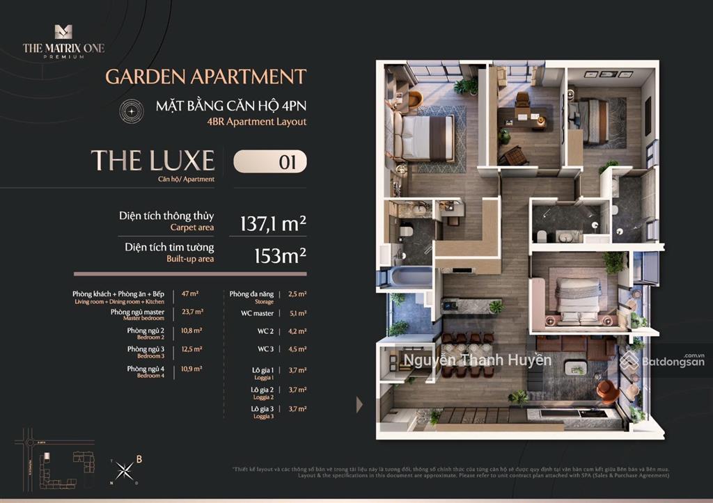 Quỹ the matrix one tại lê quang đạo giá tốt trực tiếp chính chủ không chênh
