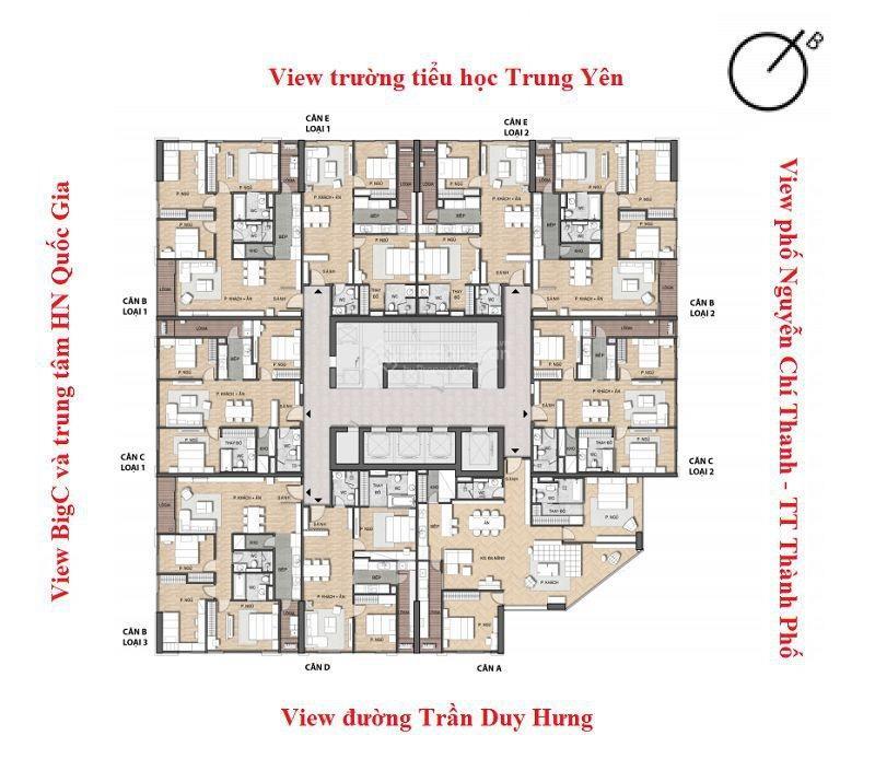 Chính chủ bán căn hộ 2pn 86m, tầng trung vip đẹp dự án summit building