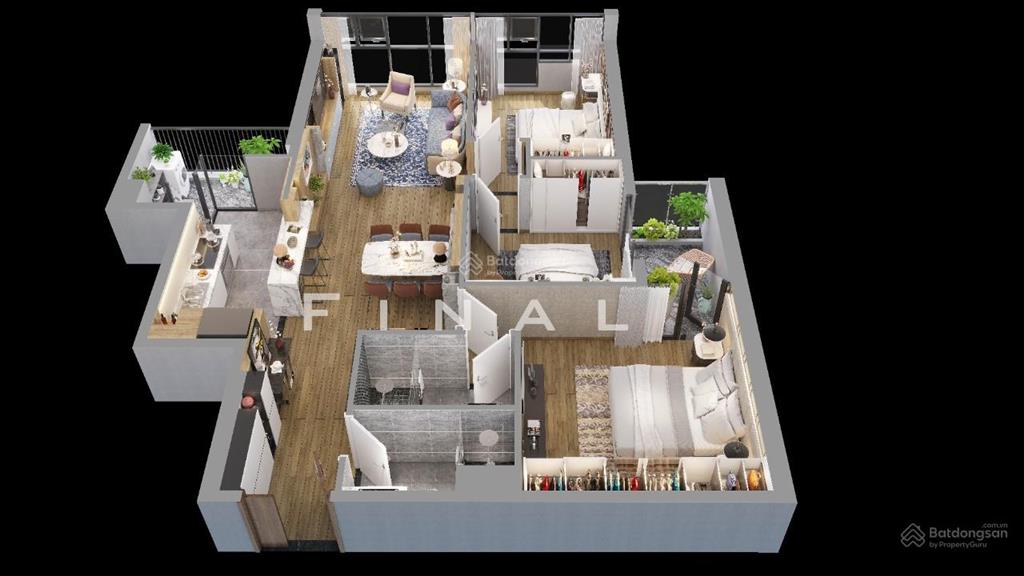 Chính chủ cần bán căn hộ 107m2 dự án brg diamond lê văn lương đã làm full nội thất tầng đẹp