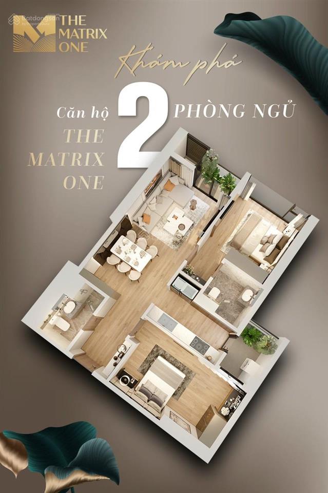 Do không có nhu cầu sử dụng cần bán lại căn hộ 2pn dự án the matrix one lê quang đạo tầng đẹp