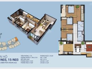 Chính chủ cần bán căn góc 3pn dự án new horizon lĩnh nam tầng đẹp