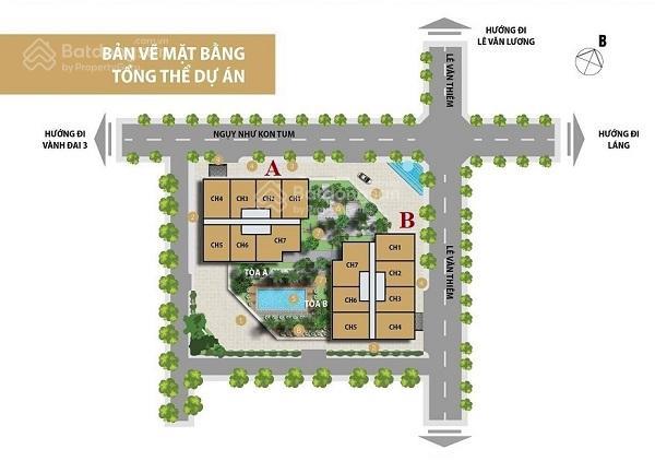 Bán căn hộ góc 3pn đẹp trung tâm thanh xuân  thuận tiện, sầm uất stella garden