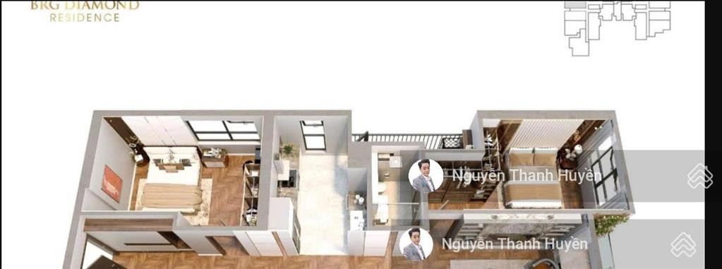 Chính chủ bán lại căn hộ brg diamond residence lê văn lương 105m2 đã hoàn thiện đồ giá thiện chí