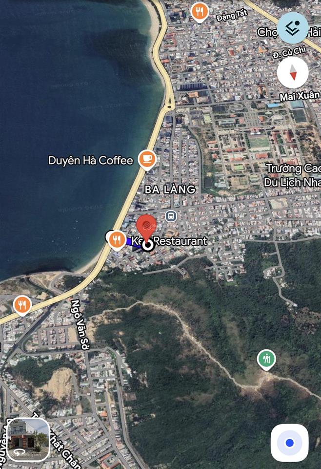 Bán 233,4m2 đất mặt đường dương hiến quyền, vĩnh hoà, nha trang. vị trí đất cách biển 1phút đi bộ.