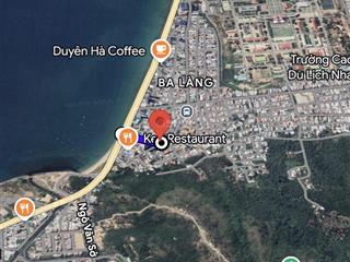 Bán 233,4m2 đất mặt đường dương hiến quyền, vĩnh hoà, nha trang. vị trí đất cách biển 1phút đi bộ.