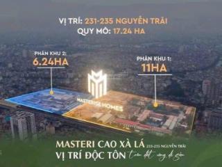 Masterise cao xà lá chính thức nhận booking quỹ đất hiếm cuối cùng giữa lõi nội đô