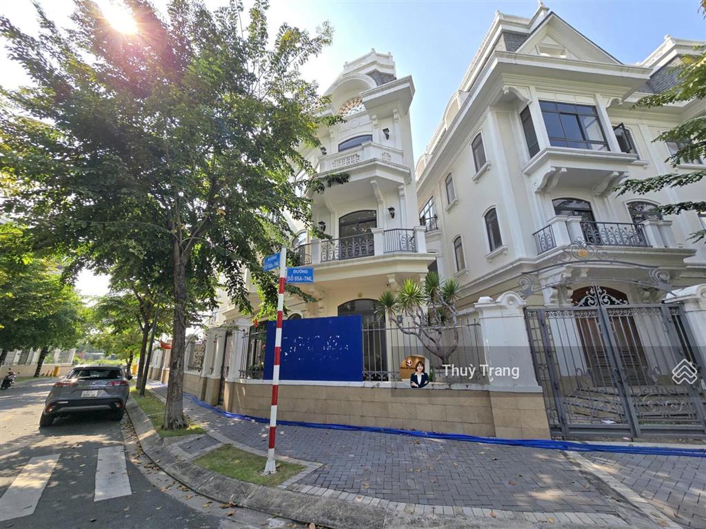 Bán biệt thự compound 15x17m đối diện công viên góc 2 mt lâm quang ky thạnh mỹ lợi q2