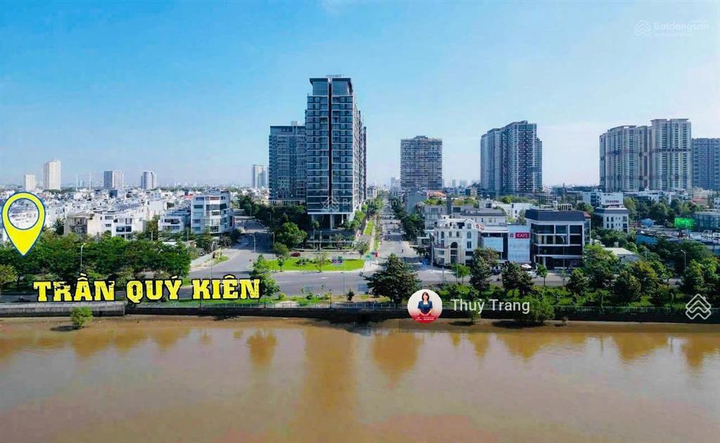 Bán đất 15x23m view sông sài gòn khu thạnh mỹ lợi q2 full thổ cư chỉ 66 tỷ
