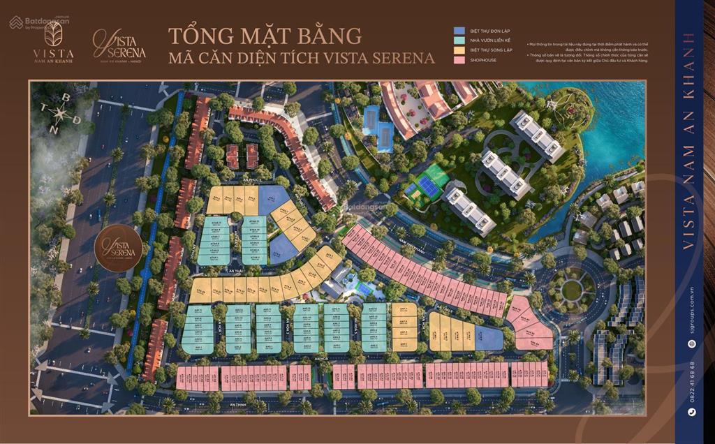[quá đẹp] liền kề nhà vườn compound khép kín  vista serena chỉ 167 tr/m2  rẻ nhất nam an khánh!