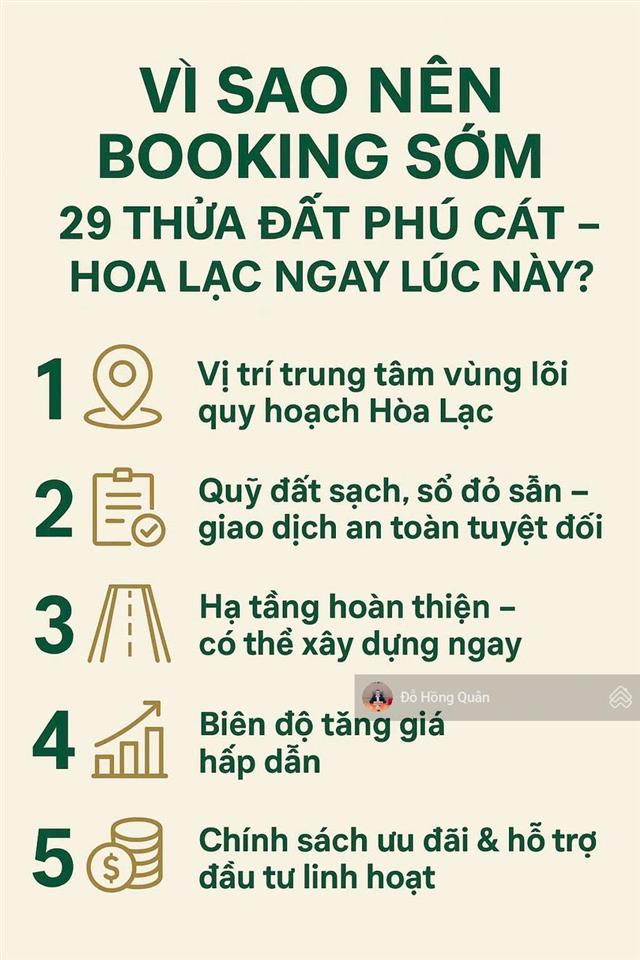Đất ở phú cát 100m², sổ đỏ sẵn, full thổ cư, gần đhqg hòa lạc, giá tốt
