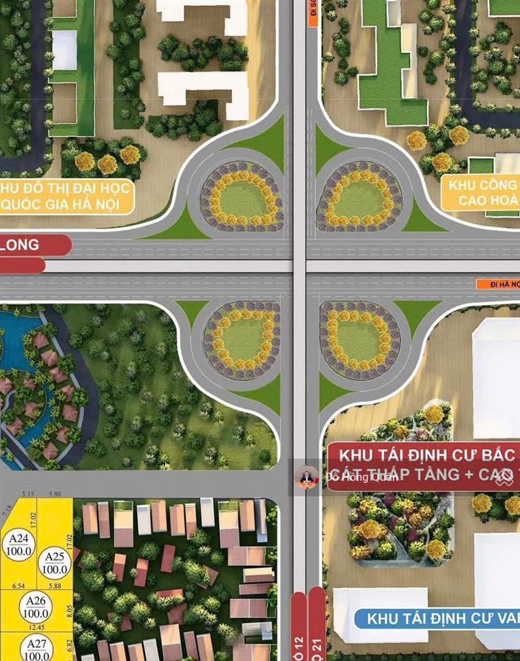 Đất ở phú cát 100m², sổ đỏ sẵn, full thổ cư, gần đhqg hòa lạc, giá tốt