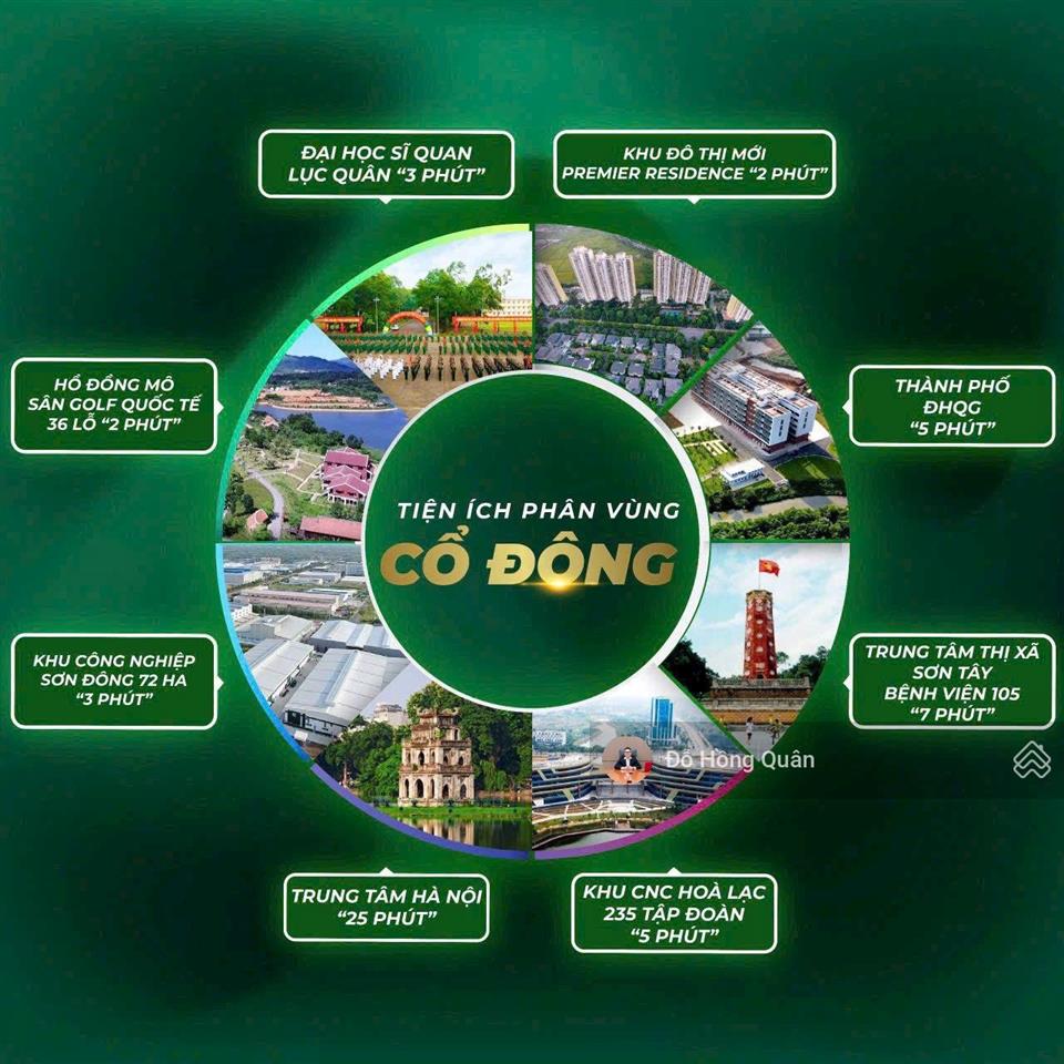 Cc bán đất sổ full thổ cư tại đường 21, xã cổ đông, sơn tây giá đầu tư, khu đông dân kinh doanh đc