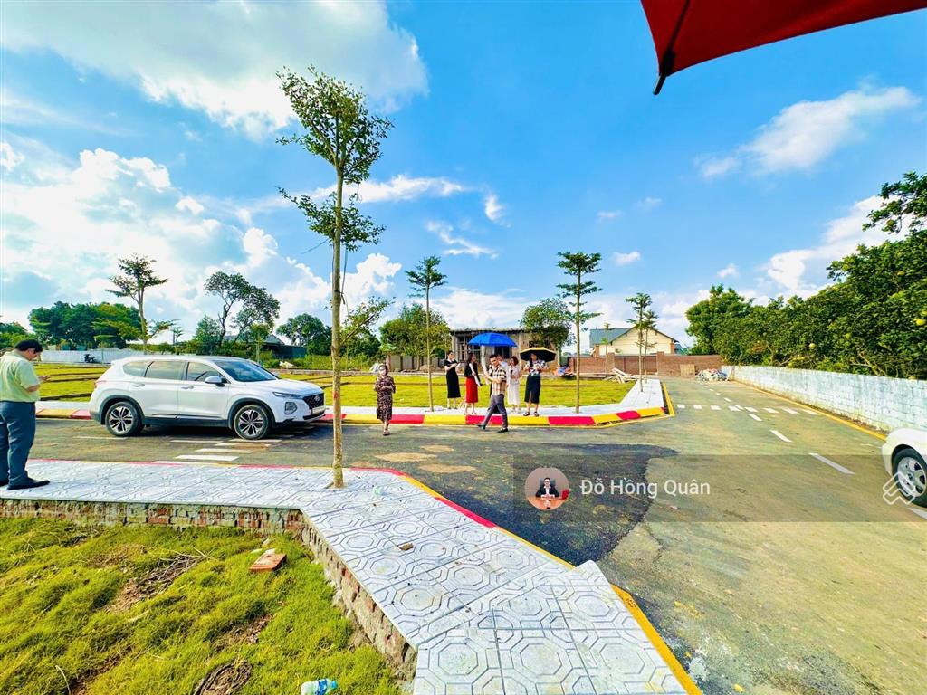 2tỷ9/100m2 full thổ cư bao sổ, mt 6m tại cnc hoà lạc,gần chợ,ql21, xã phú cátquốc oai,gần da 159ha