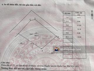 Bán lô góc giá f0 sổ 355m2 có 240m2 thổ cư phú cát lõi cnc hòa lạc, gần nhiều trường đh, fpt